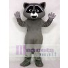 Cute Grey Wild Raccoon Mascot Costume