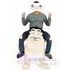 Carry Me Japanese Sumo Costume Ride On Wrestler Piggy Back Mascot Costume