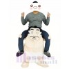 Carry Me Japanese Sumo Costume Ride On Wrestler Piggy Back Mascot Costume