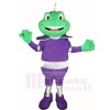 Frog in Purple Suit Mascot Costumes Animal