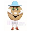 Blue Hat Bagle Mascot Costumes Food