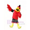 Red Hawk Mascot Costume Mo the Falcon Mascot Costu