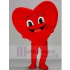 Happy Red Heart Mascot Costumes