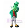 Green Jiminy Cricket Mascot Costumes Insect