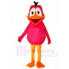 Pink Duck Mascot Costumes Bird Poultry