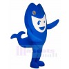 Blue Pipefish Mascot Costumes Sea Ocean