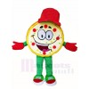 Red Cap Pizza Mascot Costumes Food Snack