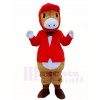 Riding Red Horse Parade Equestrianism Mascot Costumes Animal 