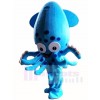 Blue Squid Fish Aquarium Mascot Costumes  