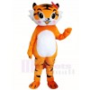 Tiger with Pink Bowknot Mascot Costumes Animal