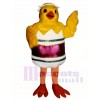 Cute Hatching Chick Mascot Costume