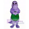 Purple Dinosaur Mascot Costume