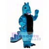 Blue Dino Mascot Costume