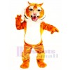 Cute Super Tiger Mascot Costume