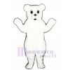 Snow Bear Cub Mascot Costume