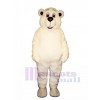 Johnnie Polar Bear Mascot Costume