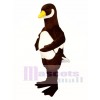 Cute White Belly Goose Mascot Costume