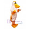 Cute Peter Pelican Mascot Costume