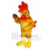 Cute Rhode Island Red Rooster Mascot Costume