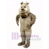 Cute Buster Bulldog Mascot Costume