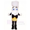 White Light Lamp Bulb Mascot Costumes