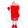 Red Water Bottle Mascot Costumes Drinks 