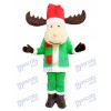 Christmas Deer Reindeer Mascot Costume  