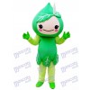 Green Leaves Mascot Costume Plant 