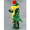 Green Dino Dinosaur Mascot Costume