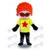 Red Hair Cool Boy Mascot Costume