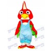 Red Parrot Bird Mascot Costume Animal 