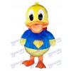 Blue Suit Duck Mascot Costume