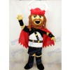 Red Pirate Viking Mascot Costume People 