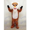 White Beard Tiger Mascot Costume