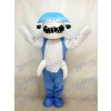 Blue Hammerhead Shark Mascot Costume