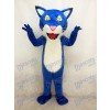 Adult Royal Blue Fierce Wildcat Mascot Costume 