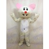 Gray Mouse With Red Nose Mascot Costume Animal 