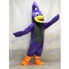 Purple Roadrunner Mascot Costume Animal Bird