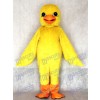Cute Yellow Chick Mascot Costume 