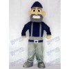 Navy Blue and Gray Mariner Mascot Character Costume 