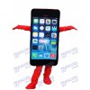 Red Cell Phone Apple iPhone with Crack Screen Mascot Costume For Promotion