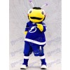 Tampa Bay Lightning Thunderbug Mascot Costume Black and Yellow Lightning Bug Insect