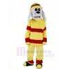 New Sparky the Fire Dog Mascot Costume Cartoon	