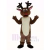 Christmas Brown Reindeer Mascot Costume