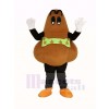 Brown Nose Mascot Costume Cartoon