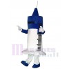 White and Blue Syringe for Hospital Clinic Mascot Costume