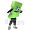 Cute Neon Green Lightning Bolt Mr. Electric Lightning Bolt Mascot Costumes