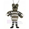 Gray Mosquito Mascot Costume Animal	