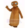 E.T. Alien Mascot Costume Brown Color