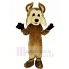 Brown Coyote Mascot Costume Wolf Animal